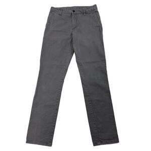 Vuori Cascade Tech Chino Pants Mens 28 Green Performance Twill Slim Fit V433